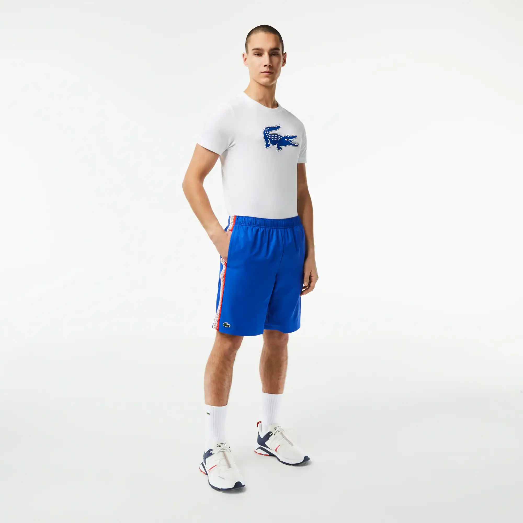 Lacoste Men’s Recycled Polyester Tennis Shorts. 1