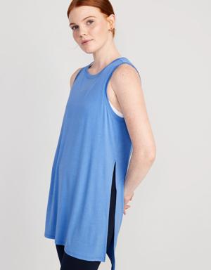 Old Navy UltraLite All-Day Sleeveless Tunic for Women blue