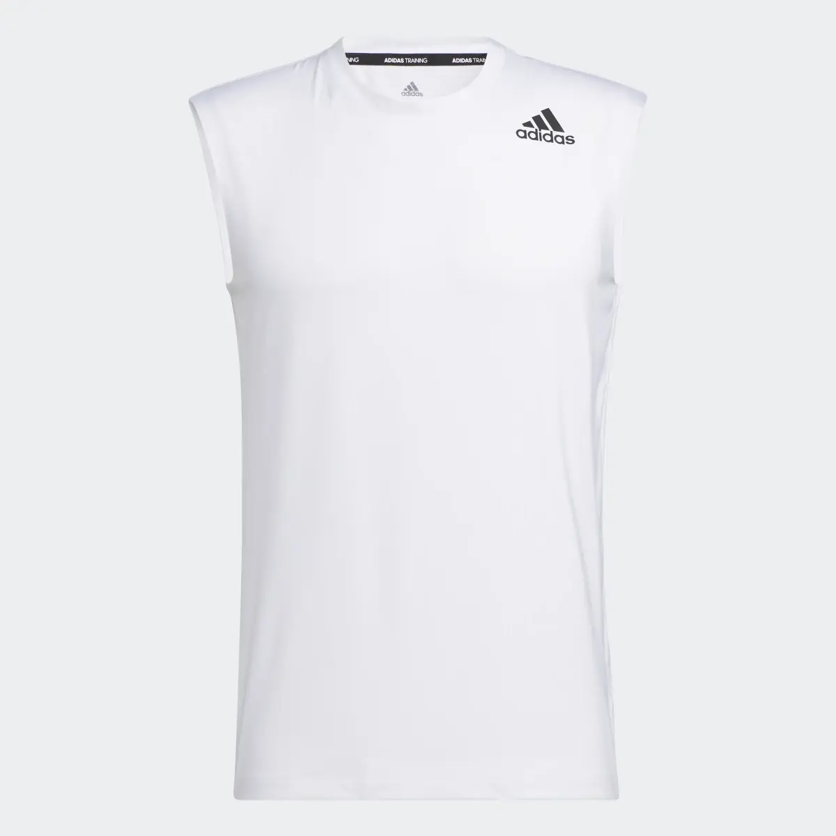 Adidas TECHFIT Sleeveless Fitted Tişört. 1