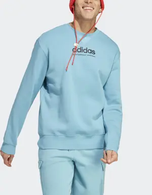 Adidas All SZN Fleece Graphic Sweatshirt