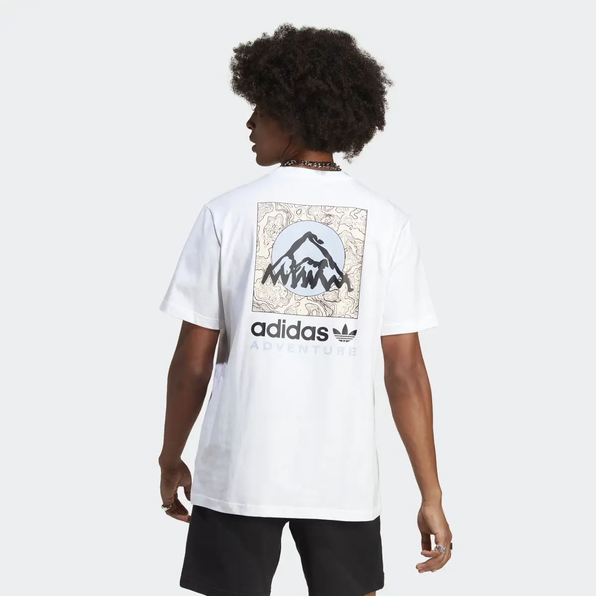 Adidas Adventure Mountain Back T-Shirt. 3