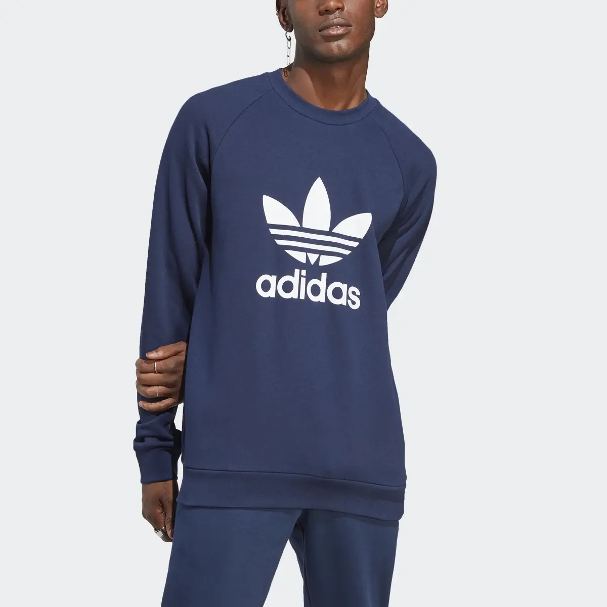 Adidas Sweat-shirt ras-du-cou Adicolor Classics Trefoil. 1