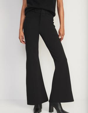 Extra High-Waisted Stevie Trouser Flare Pants for Women black