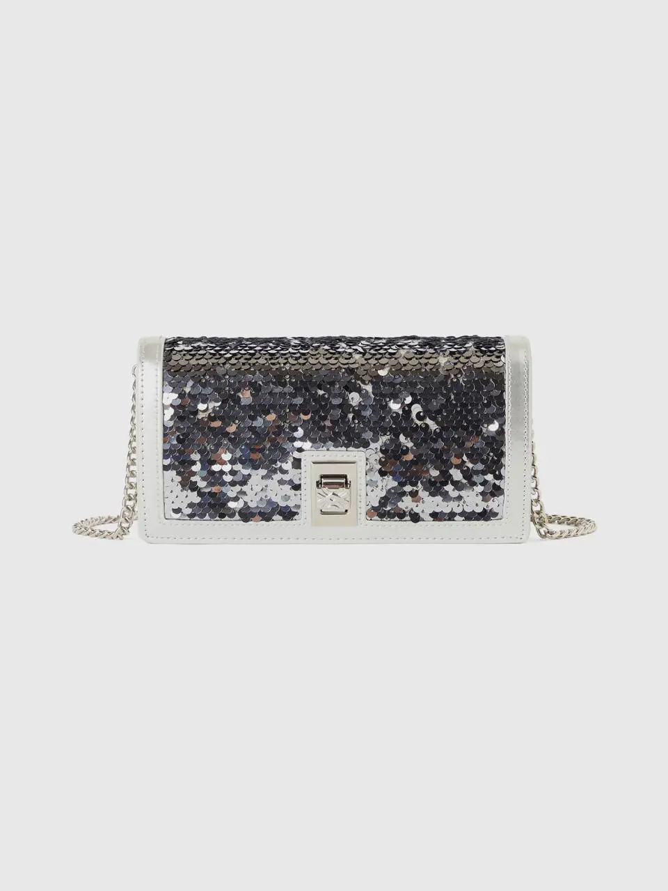 Benetton envelope clutch with sequins. 1