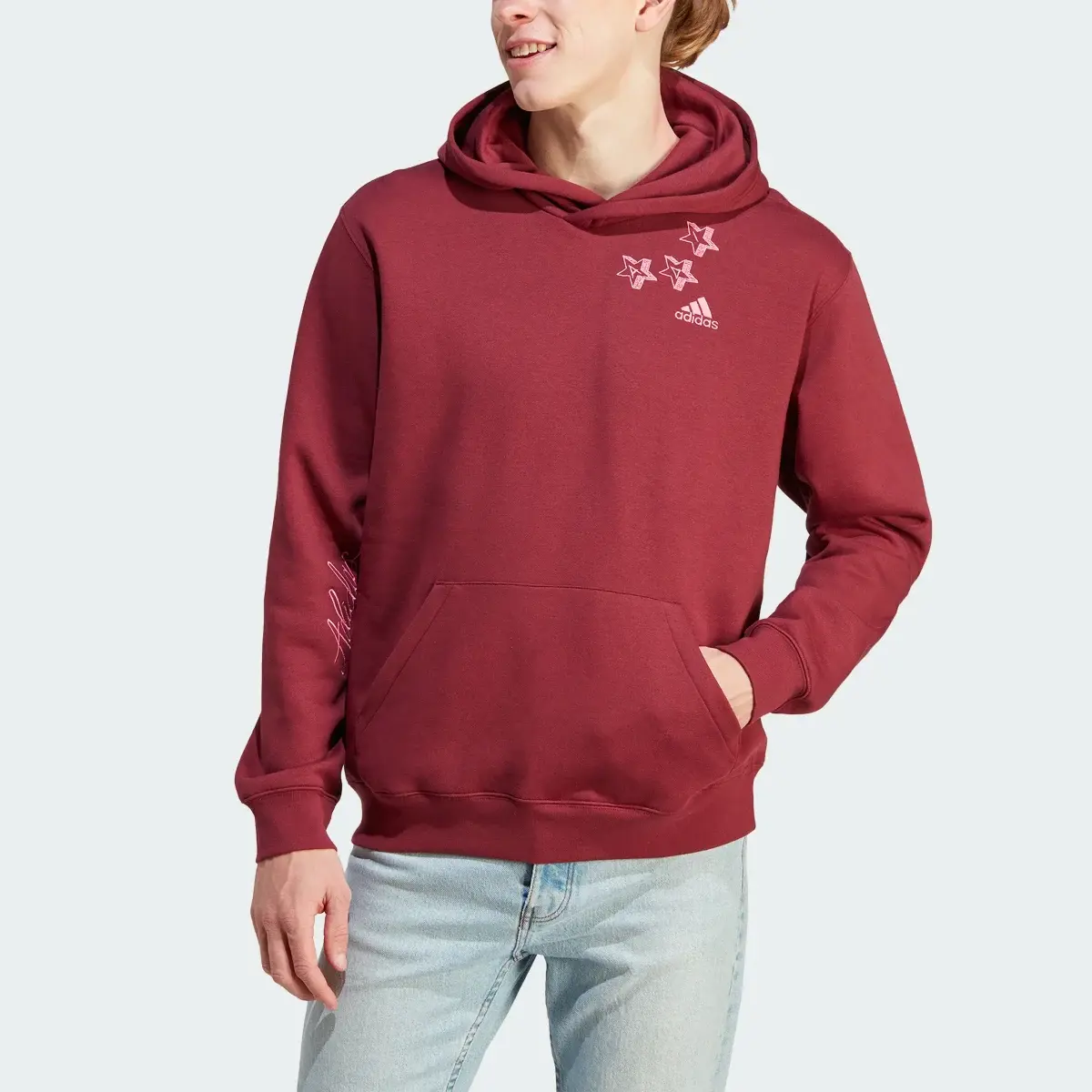 Adidas Scribble Fleece Hoodie. 1