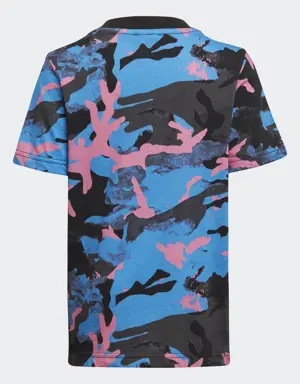 Allover Print Camo Tee