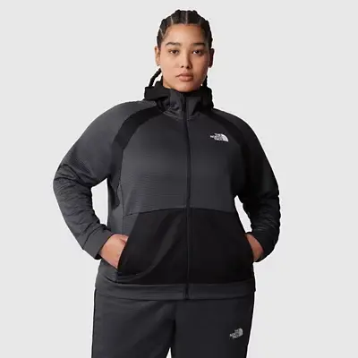 The North Face Women&#39;s Plus Size Mountain Athletics Full-Zip Fleece Hoodie. 1