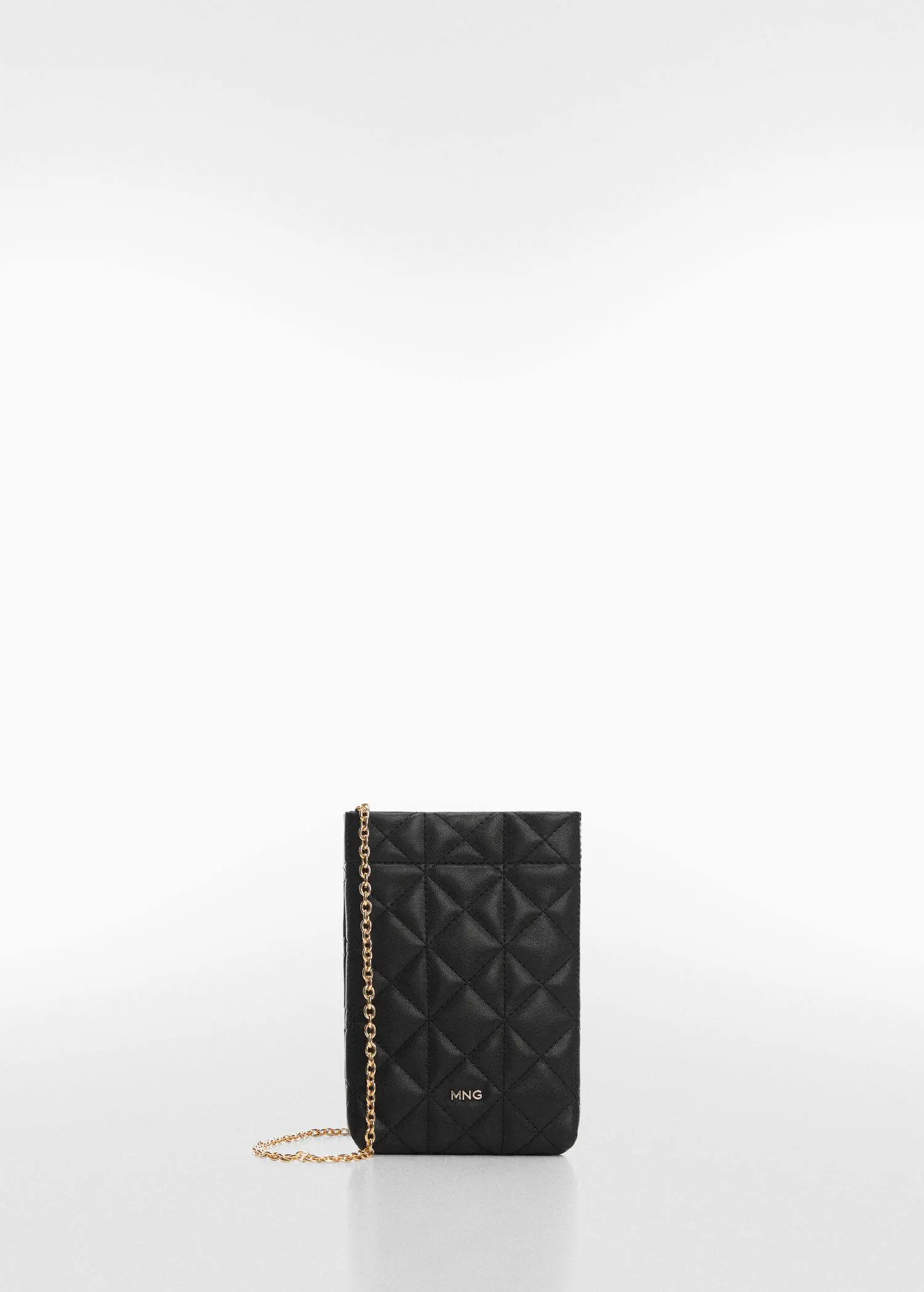 Mango Quilted mobile case with logo. 1