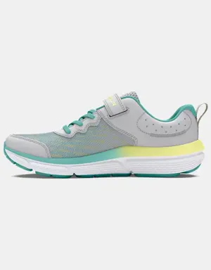 Under Armour Girls' Pre-School UA Assert 10 AC Running Shoes. 2
