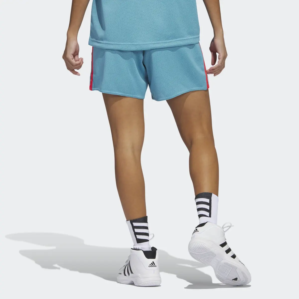 Adidas Select 3-Stripes Basketball Shorts. 2