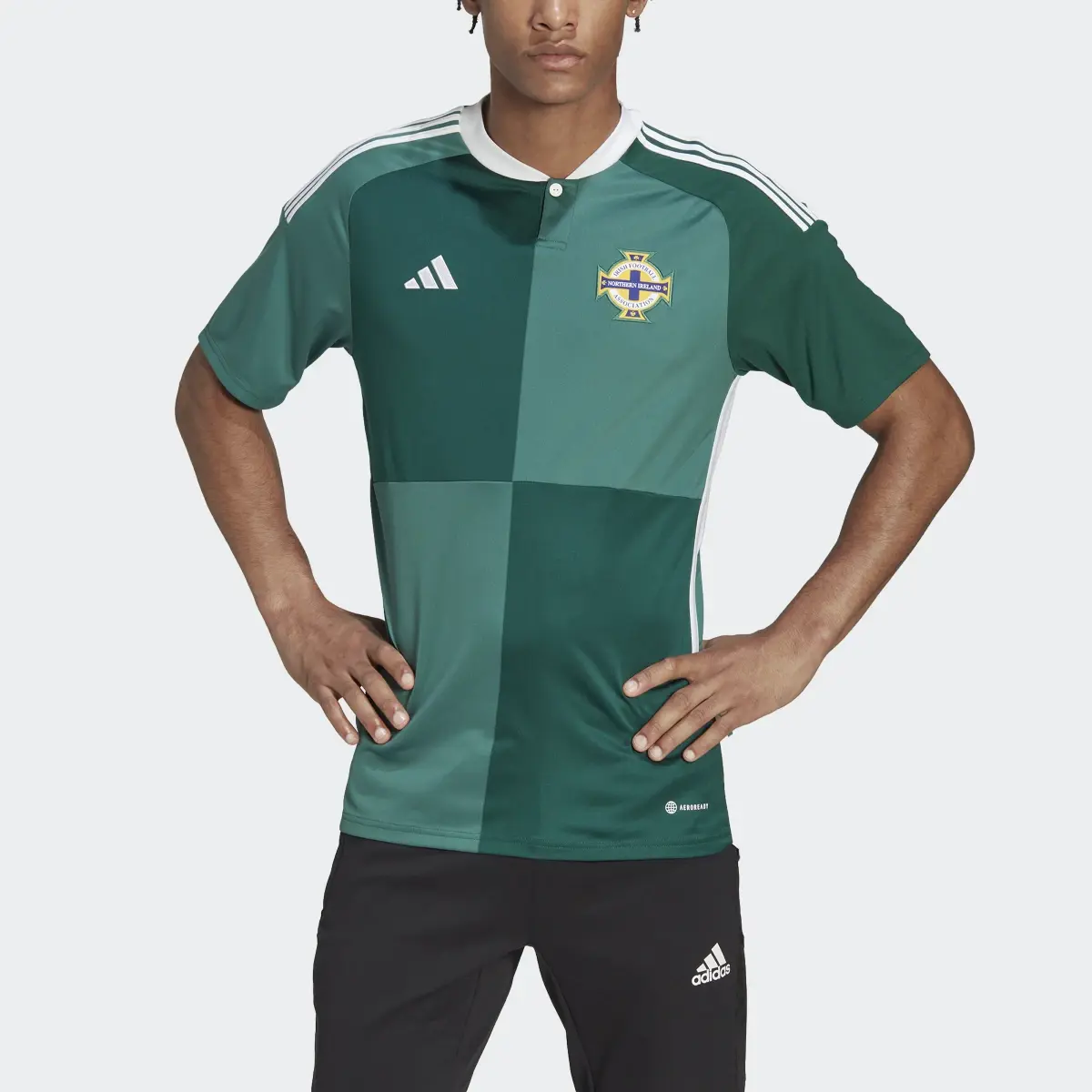 Adidas Northern Ireland 22 Home Jersey. 1