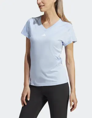 Adidas AEROREADY Train Essentials Minimal Branding V-Neck Tee