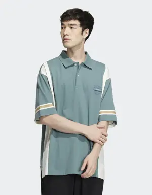 Modern Collegiate Short Sleeve Polo Shirt