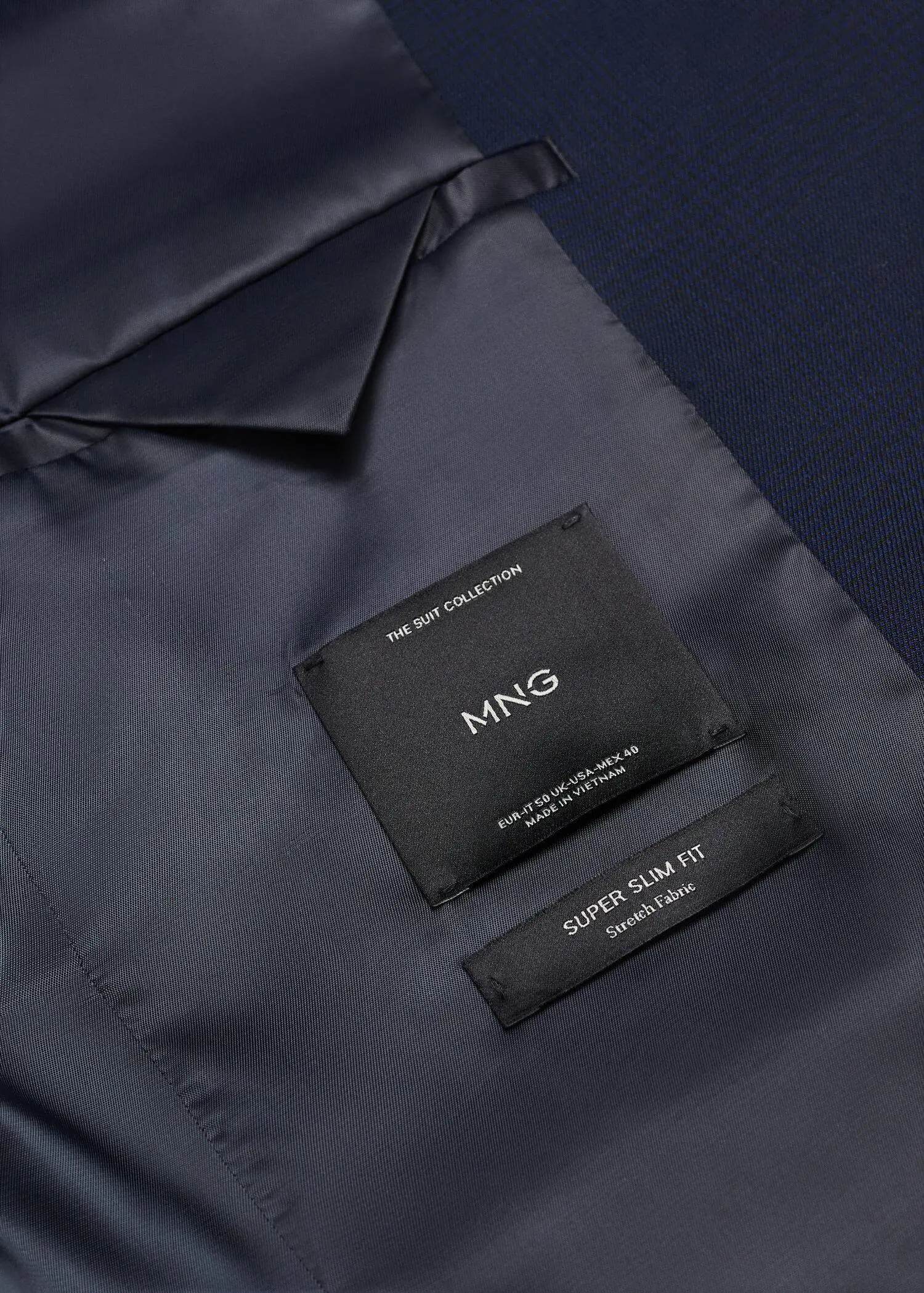 Mango Super slim-fit suit blazer in stretch fabric. 3