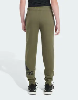 Elastic Waistband Essential Fleece Joggers