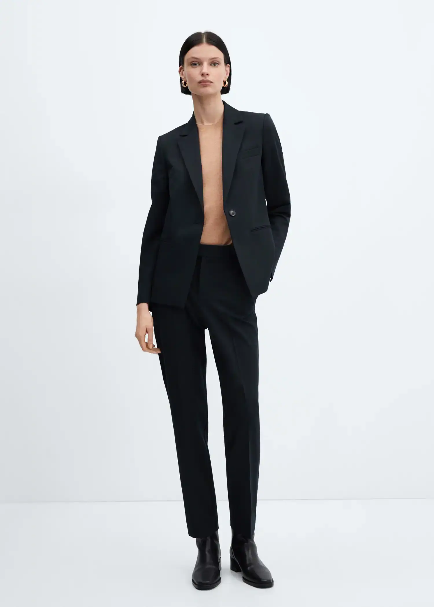 Mango Straight suit trousers. 1