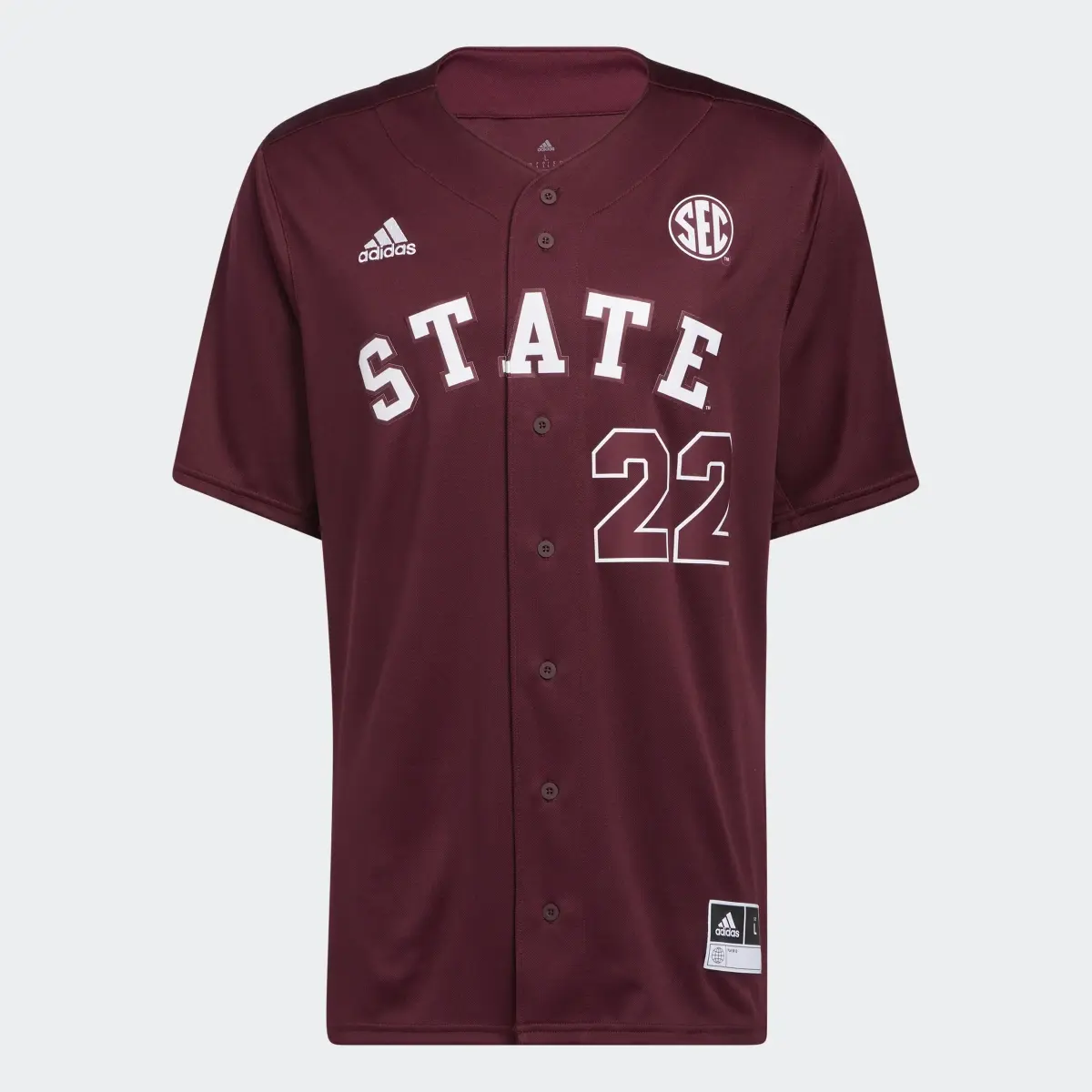 Adidas Bulldogs Baseball Jersey. 1