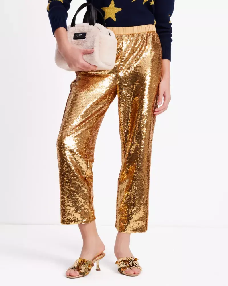 Kate Spade Sequin Jogger Pants. 1