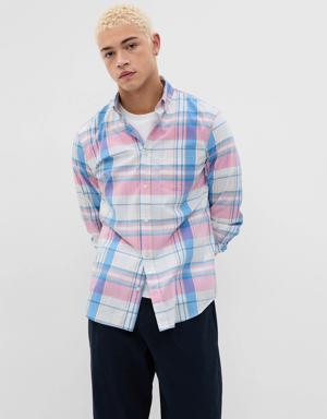 Gap All-Day Poplin Shirt in Standard Fit multi