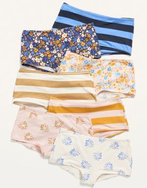 Boyshorts Underwear 7-Pack for Girls multi