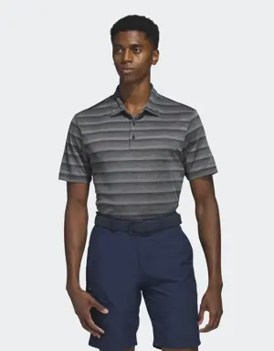 Two-Color Striped Golf Polo Shirt