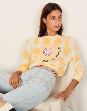Smiley® Tie-dye sweater Select a size and