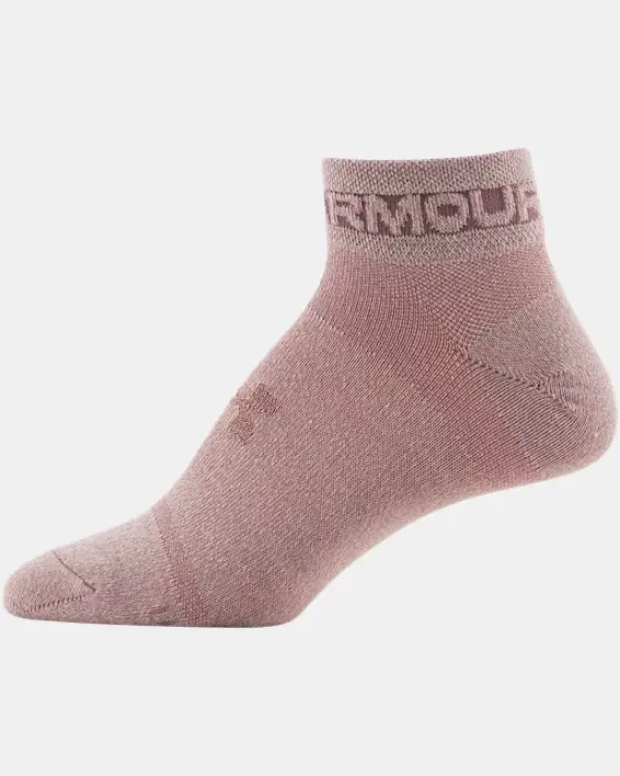 Under Armour Women's UA Essential 6-Pack Low Cut Socks. 2