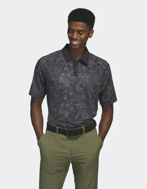 Adidas Mesh Ultimate365 Tour Print Golf Polo Shirt. 2