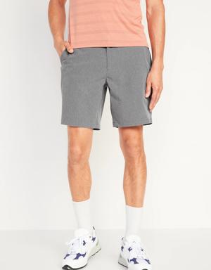 Old Navy Slim Go-Dry Shade StretchTech Shorts -- 8-inch inseam gray