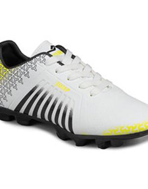 28377 Beyaz - Siyah Çim - Halı Saha Krampon Futbol Ayakkabısı