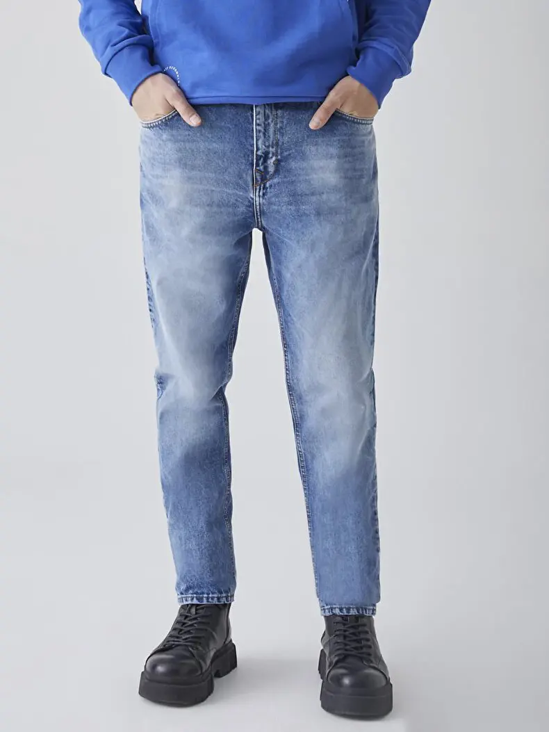 LTB Alessıo Normal Bel Dar Paça Tapered Jean Pantolon. 3