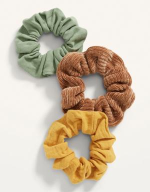 Hair Scrunchie 3-Pack for Women green