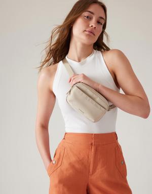 Athleta All About Crossbody Belt Bag beige