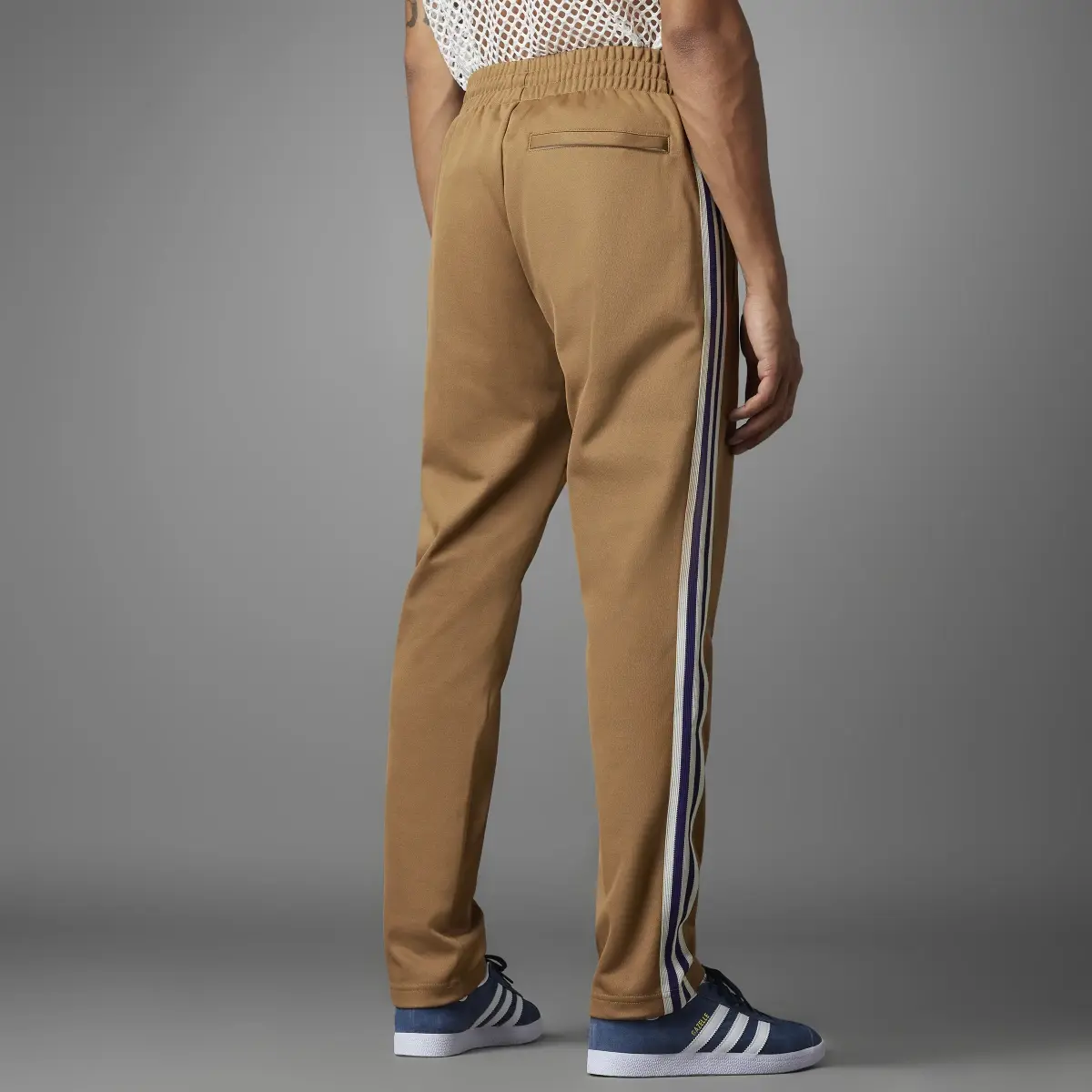 Adidas Adicolor 70s Striped Tracksuit Bottoms. 2