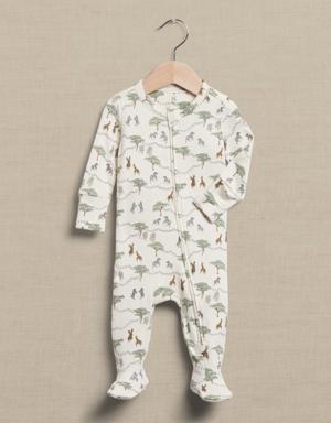 Banana Republic Essential SUPIMA® Footed One-Piece for Baby multi