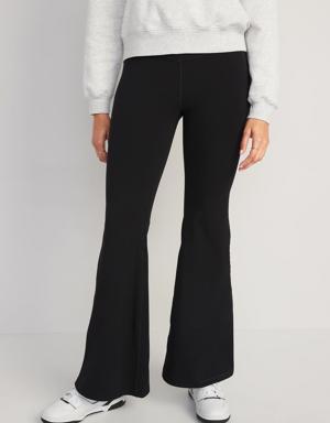 Old Navy Extra High-Waisted PowerChill Super-Flare Pants for Women black