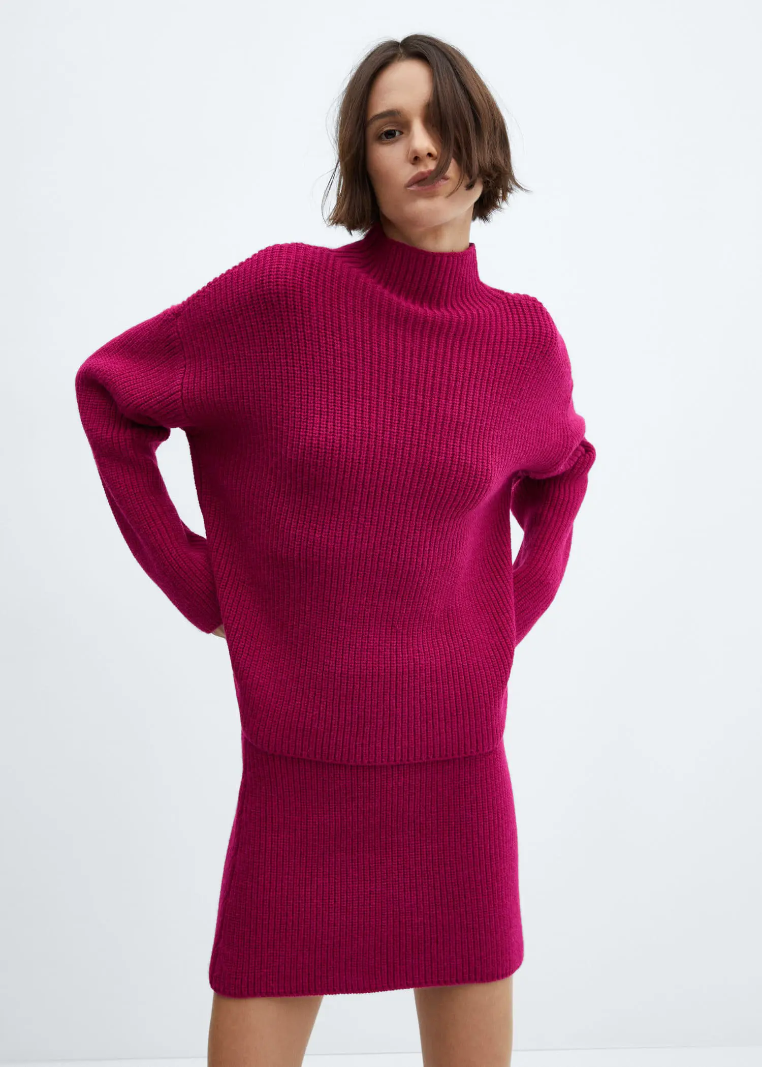 Mango Turtleneck knit sweater. 2