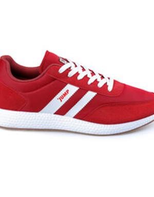 27051 Siyah - Kırmızı Erkek Spor Ayakkabı