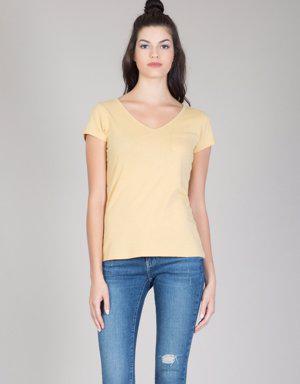Yellow Woman Short Sleeve Tshirt