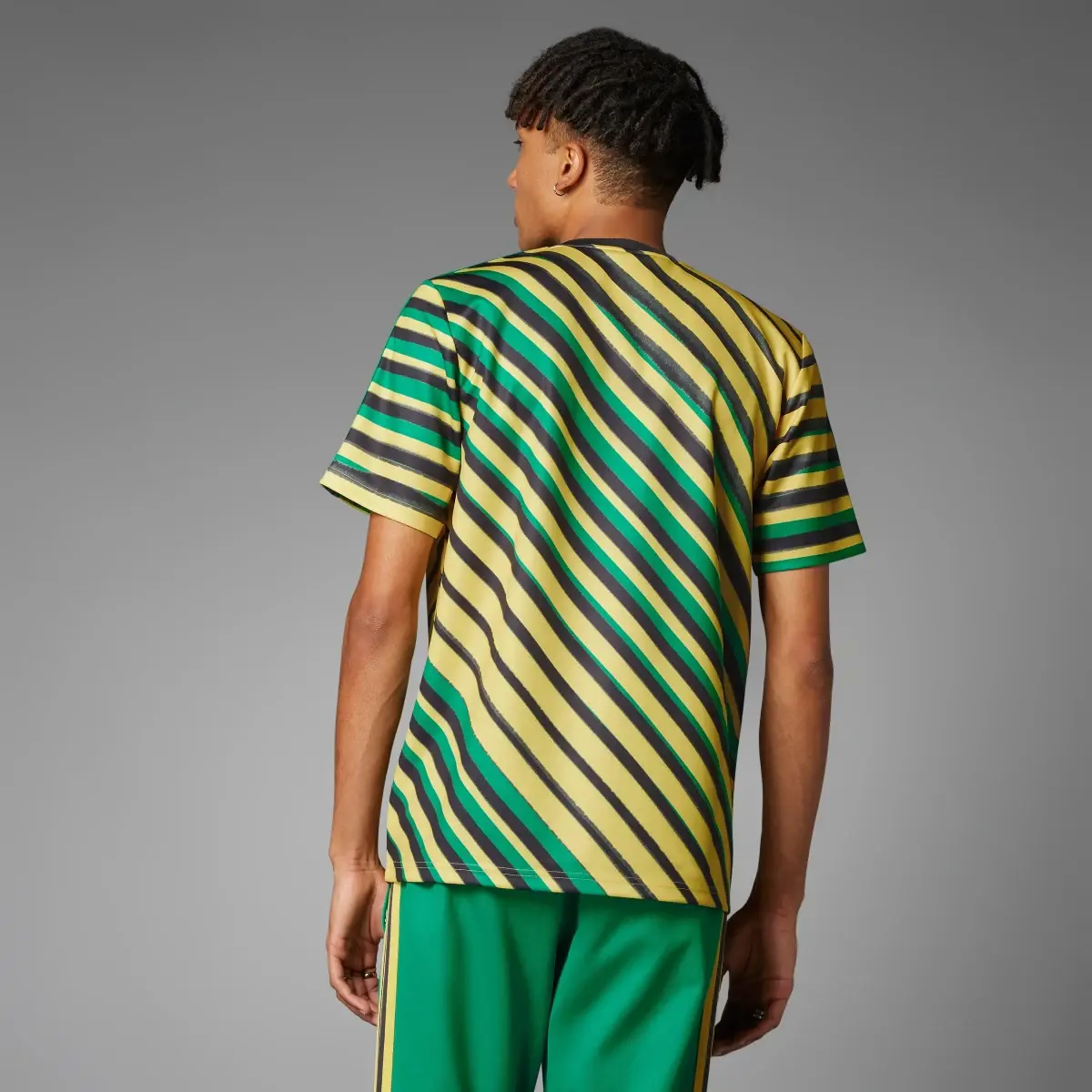 Adidas Camiseta Trefoil Jamaica. 2