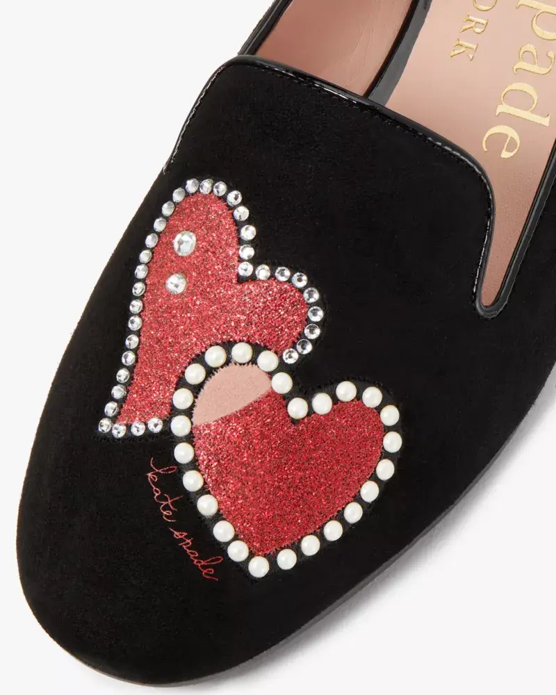 Kate Spade Lounge Hearts Loafers. 2