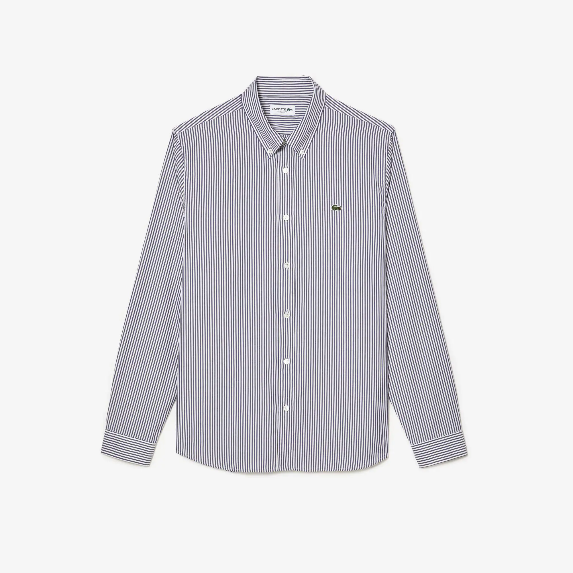 Lacoste Regular Fit Herren-Hemd aus Baumwolle mit Streifen. 2