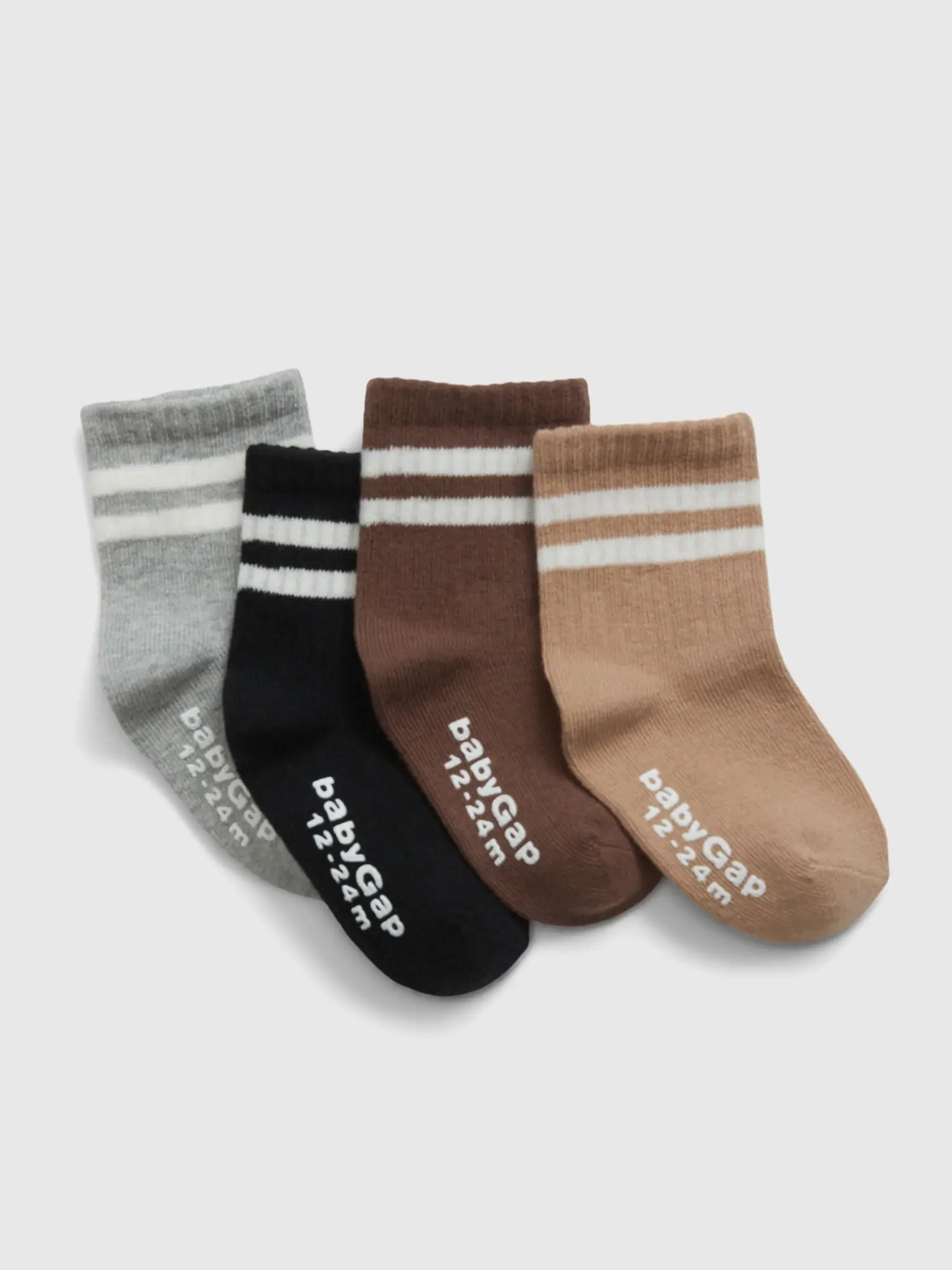 Gap Toddler Cotton Crew Socks (4-Pack) multi. 1