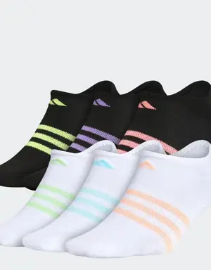 Adidas Superlite No-Show Socks 6 Pairs