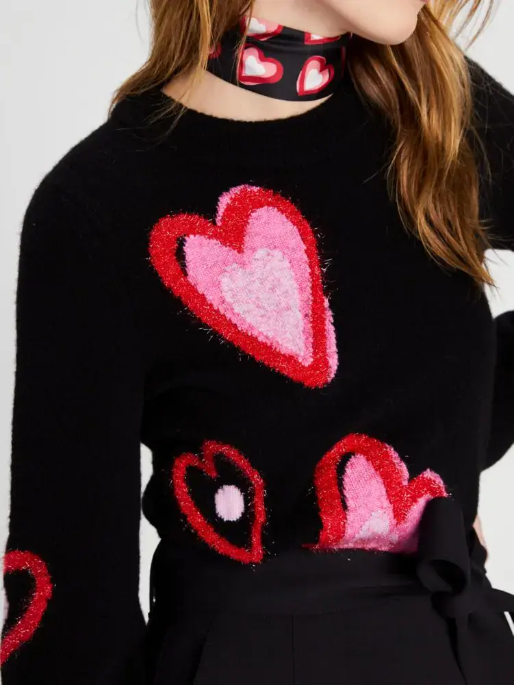 Kate Spade Overlapping Hearts Sweater. 2