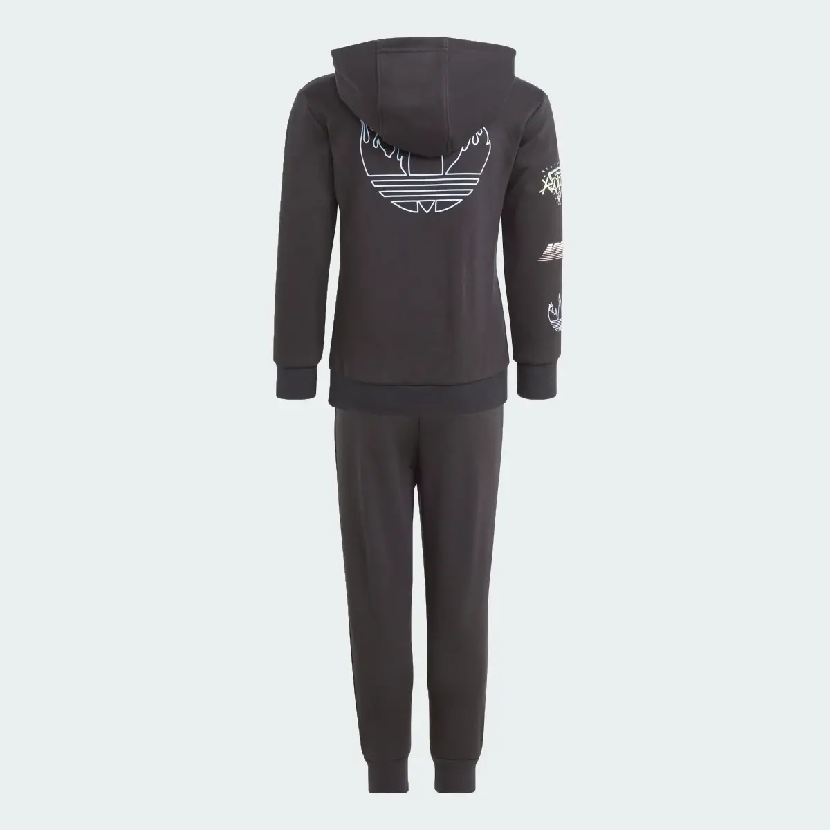 Adidas Graphics Hoodie and Pants Set. 2