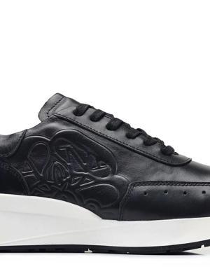 Siyah Bağcıklı Sneaker -65681-