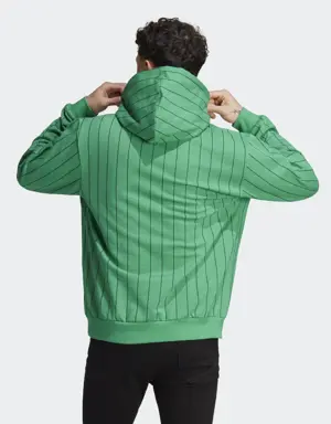 Adidas Sweat-shirt à capuche en molleton à fines rayures. 3