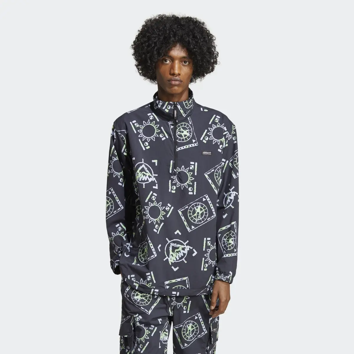 Adidas Adventure Allover Print Archive Anorak (Gender Neutral). 2