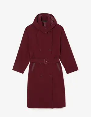 Lacoste Trench oversize femme Lacoste en double face extensible. 2 Lacoste Trench oversize femme Lacoste en double face extensible. 2